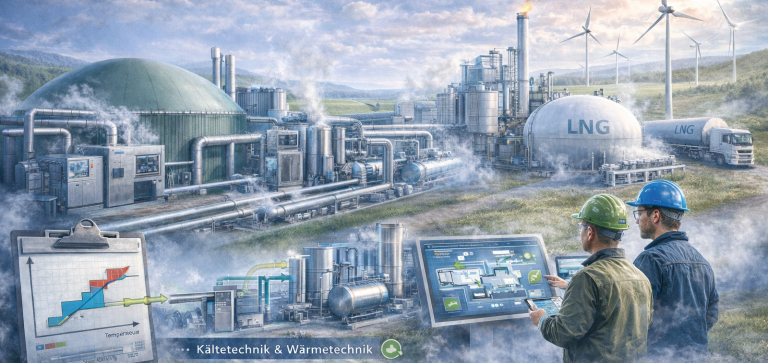 Weiterentwicklung von Biogasanlagen - Vom Biomethan zum LNG - - KI generierter Inhalt